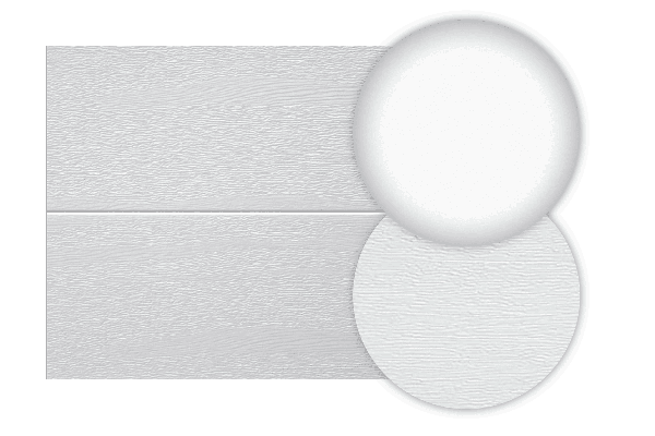 Szélesbordás panel – faerezett/sima, fehér