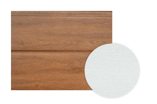 Szélesbordás panel – faerezett/sima, aranytölgy